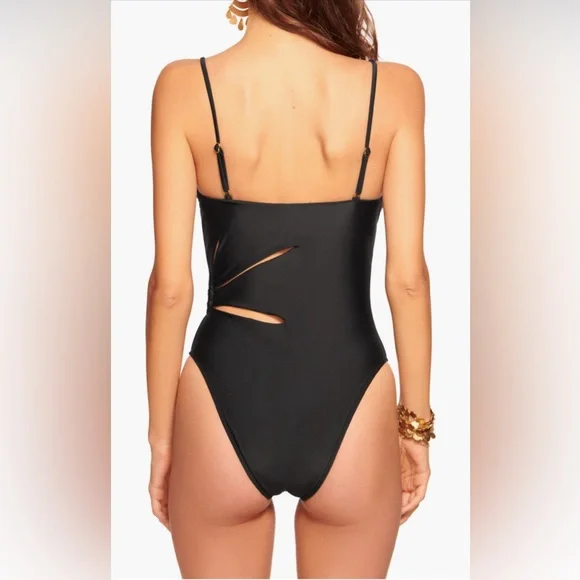 Ramy Brook Sevyn Cutout One-Piece Swimsuit, X-Large, $228 - Picture 2 of 8